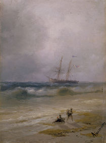 I.K.Aiwasowski, Schiff auf dem Meer von klassik art