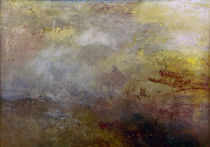 W.Turner, Stuermische See mit Delphinen by klassik art