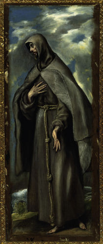 El Greco, Franz von Assisi von klassik art