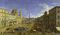 Rom, Piazza Navona / Canaletto by klassik art