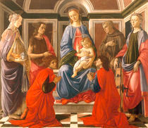 Botticelli, Thronende Madonna by klassik art