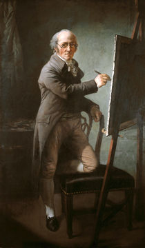 Anton Graff, Selbstbildnis 1809 von klassik art