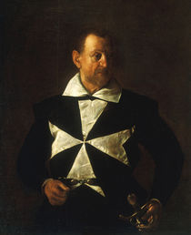 Caravaggio, Bildnis Malteserritter by klassik art