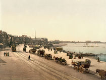 Morecambe, Strandpromenade / Photochrom von klassik art