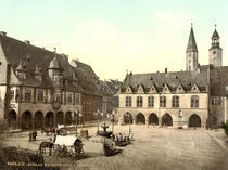 Goslar, Marktplatz mit Kaiserworth by klassik art