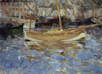 B. Morisot, Der Hafen von Nizza by klassik art