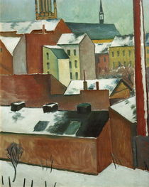 A.Macke, Bonner Marienkirche im Schnee by klassik art