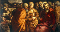 J.Tintoretto, Christus und Ehebrecherin von klassik art