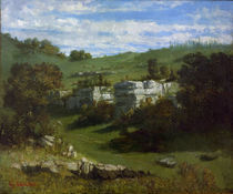 G.Courbet, Juralandschaft bei Ornans by klassik art