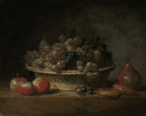 J.B.S.Chardin, Korb mit Weintrauben von klassik art