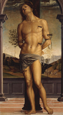 Perugino, Hl.Sebastian by klassik art