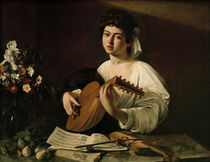 Caravaggio, Der Lautenspieler von klassik art