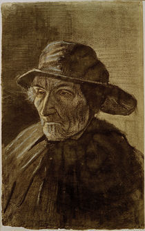 V.van Gogh, Fischer mit Suedwester by klassik art