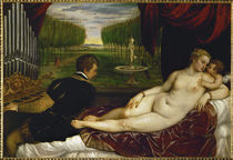 Tizian, Venus mit dem Orgelspieler by klassik art