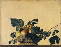 Caravaggio, Der Obstkorb by klassik art