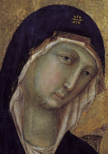 Duccio, Maesta, Kopf der Maria von klassik art