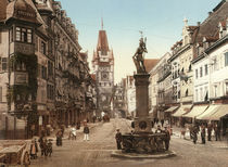 Freiburg i.Br., Kaiserstrasse / Photochr. von klassik art