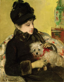 M.Cassatt, Besucherin mit Hut und Mantel by klassik art