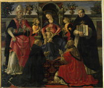 Ghirlandaio, Thronende Madonna+Heilige von klassik art