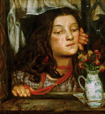 D.G.Rossetti, Maedchen an einem Fenster by klassik art