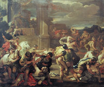 Luca Giordano, Raub der Sabinerinnen by klassik art