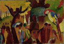 A. Macke, Kleiner Zoologischer Garten by klassik art