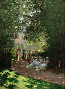 Claude Monet, Der Park Monceau von klassik art