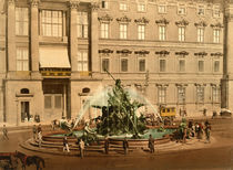 Berlin, Neptunbrunnen / Foto 1898 by klassik art
