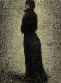 G.Seurat, Dame in Schwarz von klassik art