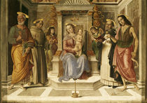 Pinturicchio Schule, Maria mit Kind u.Hl von klassik art