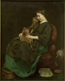 L.Knaus, Die Katzenmutter by klassik art