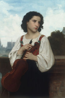 W.A.Bouguereau, Alleine in der Welt by klassik art