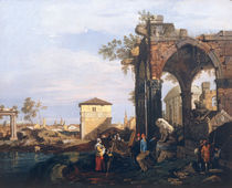 Canaletto, Capriccio mit klass.Ruinen von klassik art