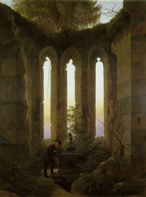 C.D.Friedrich, Huttens Grab / 1823-24 by klassik art