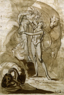 J.H.Fuessli, Perseus befreit Andromeda by klassik art
