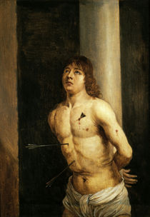 Teniers nach Antonello d.M.,Hl.Sebastian von klassik art