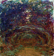 C.Monet, Die Rosenallee by klassik art