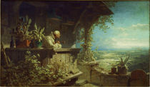 C.Spitzweg, Verdaechtiger Rauch by klassik art