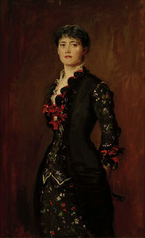 Louise Jopling / Gemaelde von Millais by klassik art