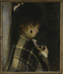 A.Renoir, Frau mit Schleier von klassik art
