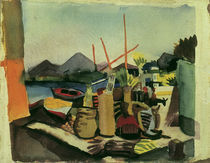 A.Macke, Landschaft bei Hammamet von klassik art