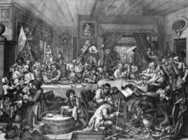 Hogarth, An Election Entertainment von klassik art