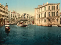 Venedig, Ponte di Rialto / Photochrom von klassik art