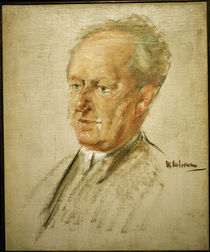 Gerhart Hauptmann / Gem.v.Liebermann by klassik art