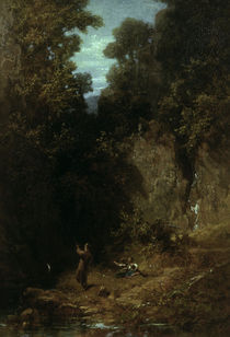 C.Spitzweg, Der Angler/ um 1875 von klassik art