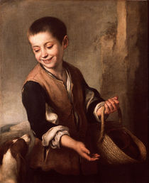 Murillo, Junge mit Hund by klassik art