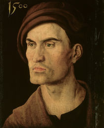 A.Duerer, Bildnis eines jungen Mannes1500 by klassik art