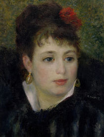 A.Renoir, Frau mit Rose by klassik art