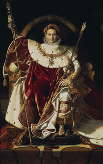 Napoleon I. Bonaparte / J.A.D. Ingres by klassik art