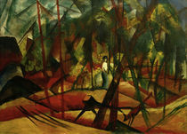 August Macke, Waldspaziergang by klassik art